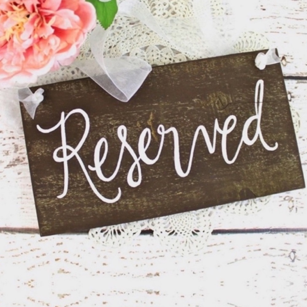 Reserved🤩💕
